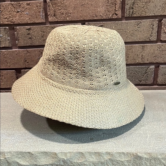 Coolibar Tan Woven Sun Hat - Picture 1 of 7